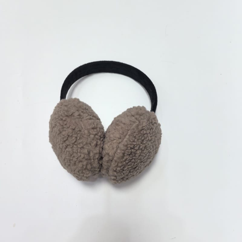 블러쉬 핑크 인조 퍼 버니 귀 디테일 방한 귀마개 헤드밴드 - gift shop wholesale supplier