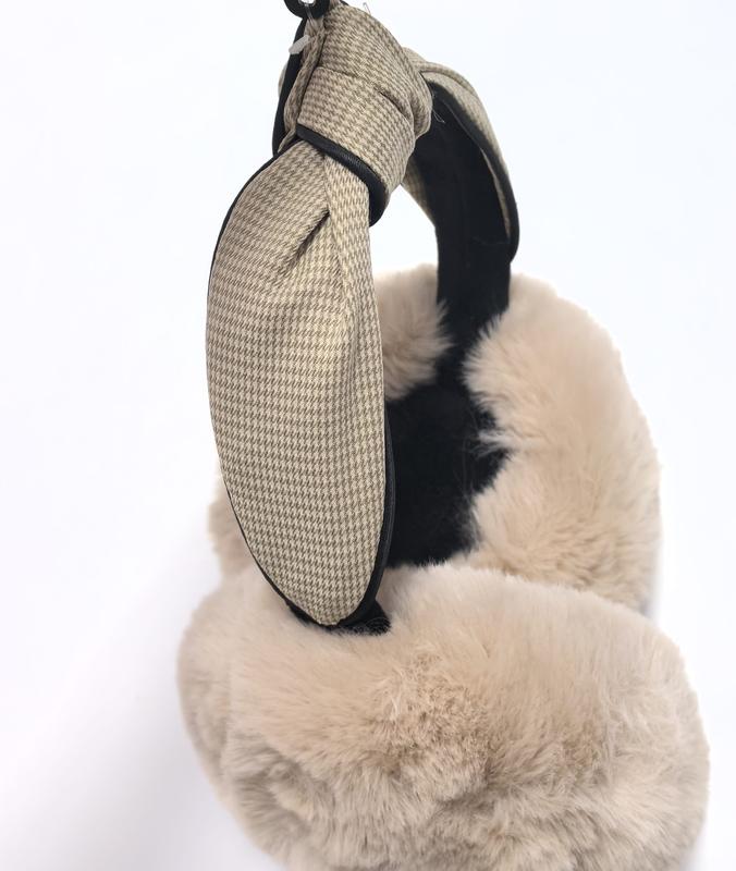 브라운 셰르파 플리스 귀마개, 조절형 헤드밴드, 포근한 겨울 방한 액세서리 - winter accessories wholesaler