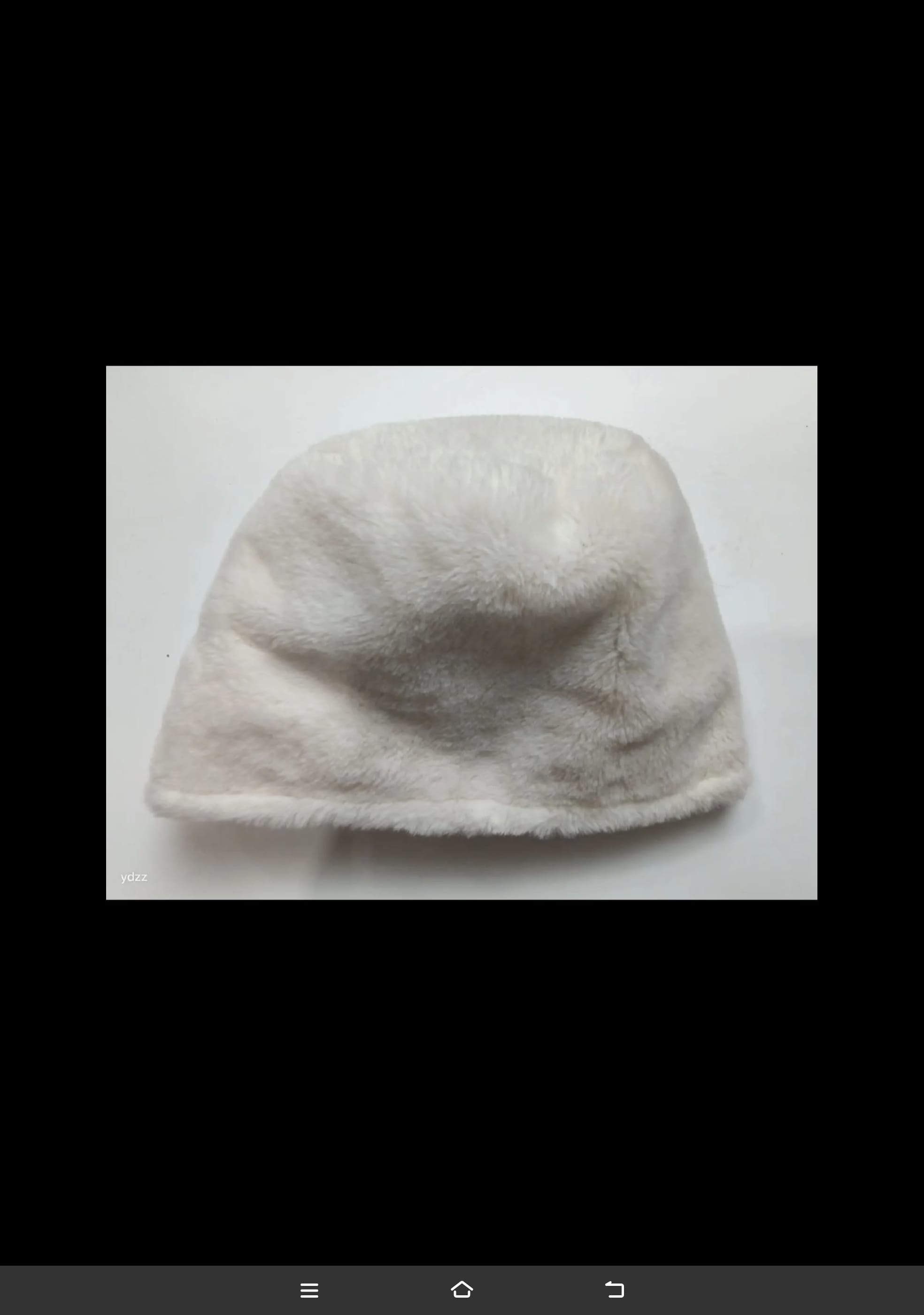 크림 화이트 페이크 퍼 플러시 버킷햇, 부드러운 플러피 겨울 모자 - certified scarf manufacturer China