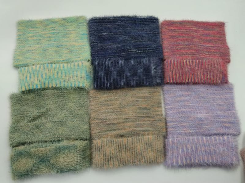 부드러운 브러시드 플리스 패브릭 스와치 6색 세트 – 틸, 네이비, 핑크, 세이지그린, 탄 - custom color & size accepted