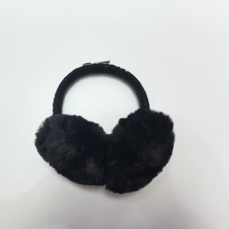 그레이 플러시 인조 퍼 귀마개, 스웨이드 패드, 스티치 헤드밴드 디자인 - wholesale fashion accessories
